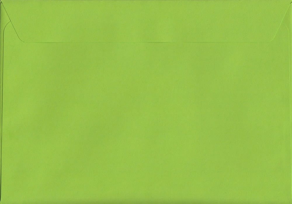 Lime Green Self Sealing C5 - 162mm x 229mm 120gsm Colour Envelope