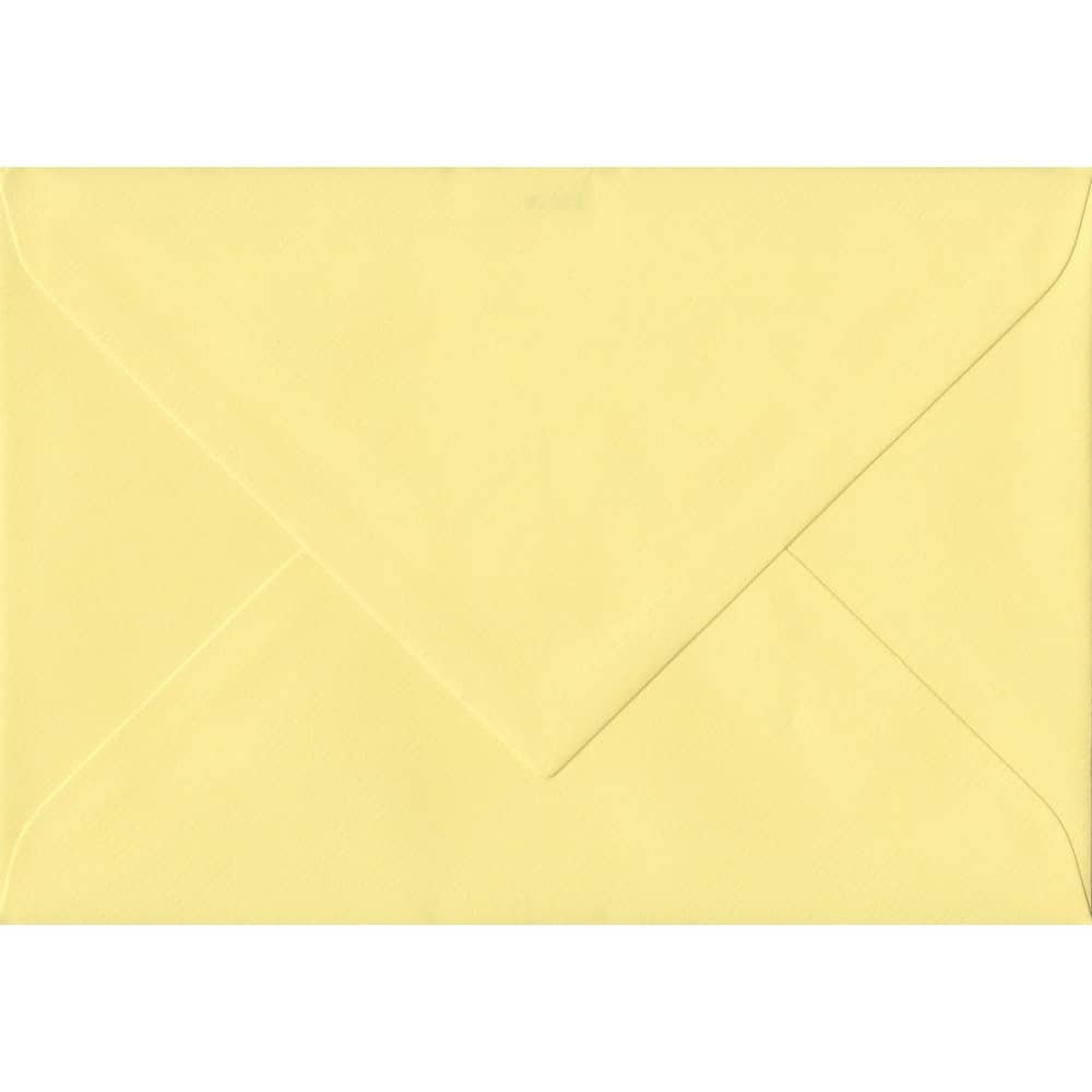 Citrus Yellow 135mm x 191mm Envelopes. 100 Yellow 100gsm 5 x 7 inch Envelopes. Gummed.