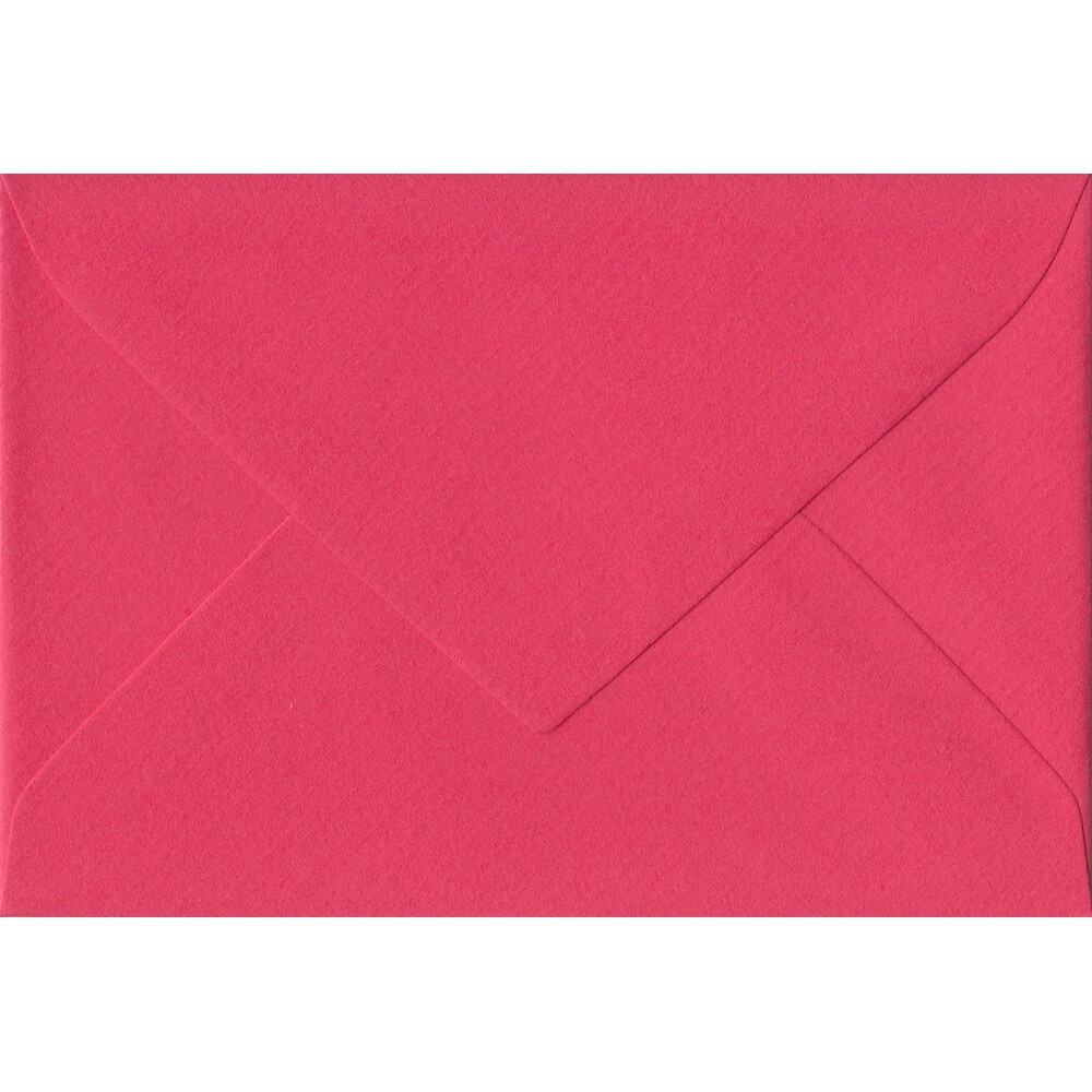 Coral Red 75mm x 110mm Envelope. Red 100gsm Gift/Place Card Envelope. Gummed.