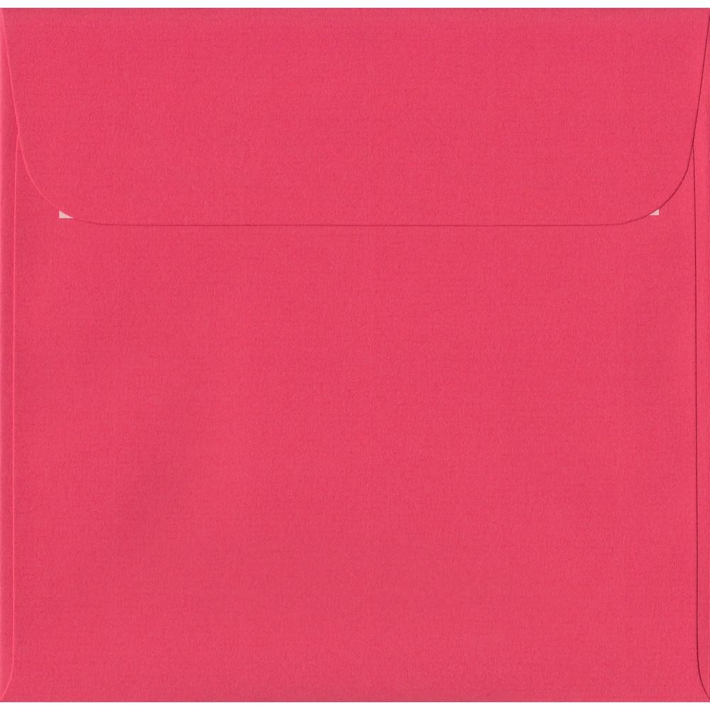 Coral Red 160mm x 160mm Envelope. Red 100gsm Square Envelope. Peel/Seal.