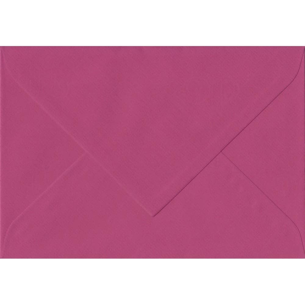 Dark Pink 135mm x 191mm Envelopes. 100 Pink 100gsm 5 x 7 inch Envelopes. Gummed.