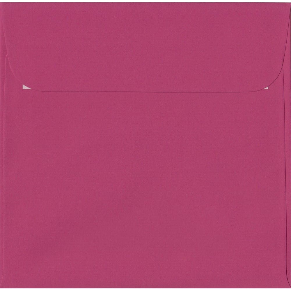 Dark Pink 160mm x 160mm Envelopes. 100 Pink 100gsm Square Envelopes. Peel/Seal.