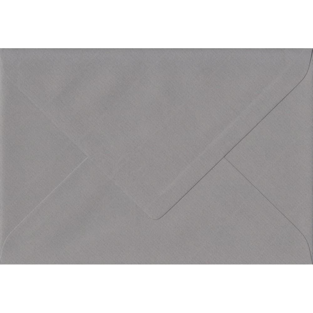 Grafito Grey 128mm x 175mm Envelopes. 100 Grey 100gsm Invitation Card Envelopes. Gummed.
