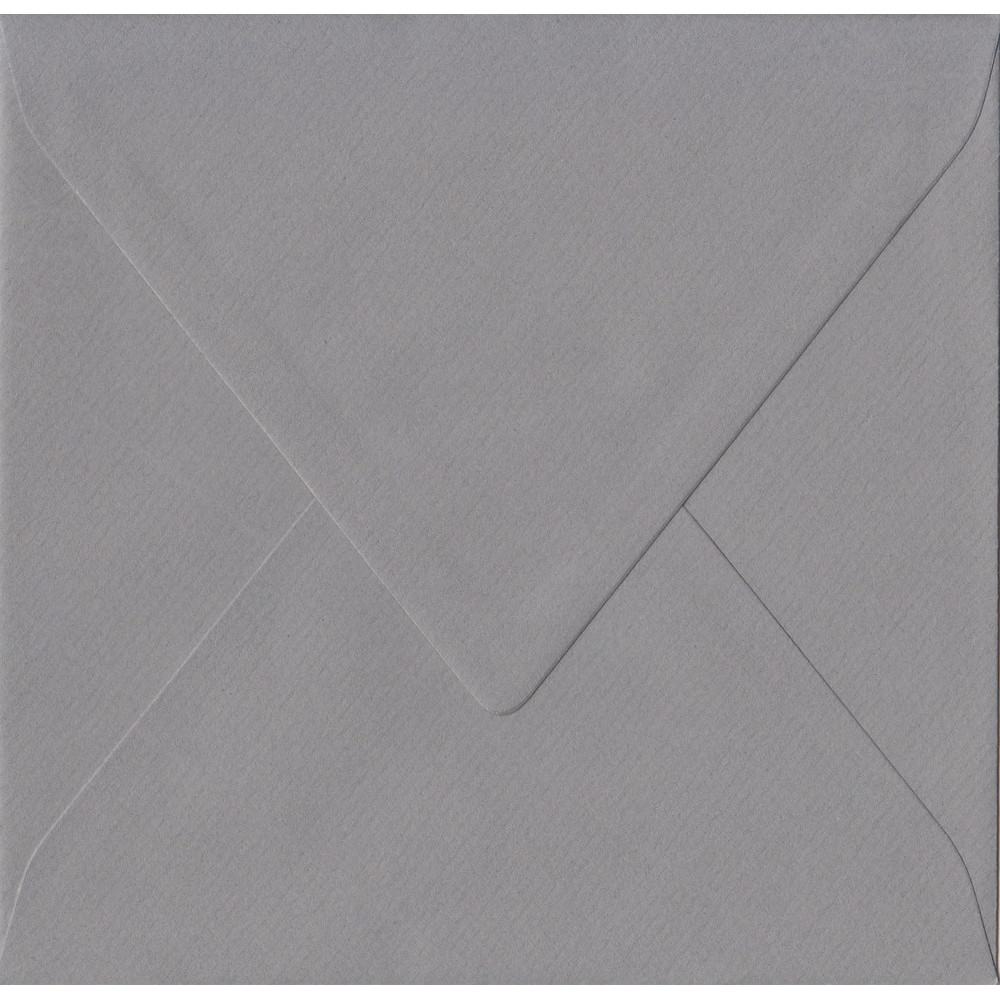 Grafito Grey 135mm x 135mm Envelopes. 100 Grey 100gsm Small Square Envelopes. Gummed.