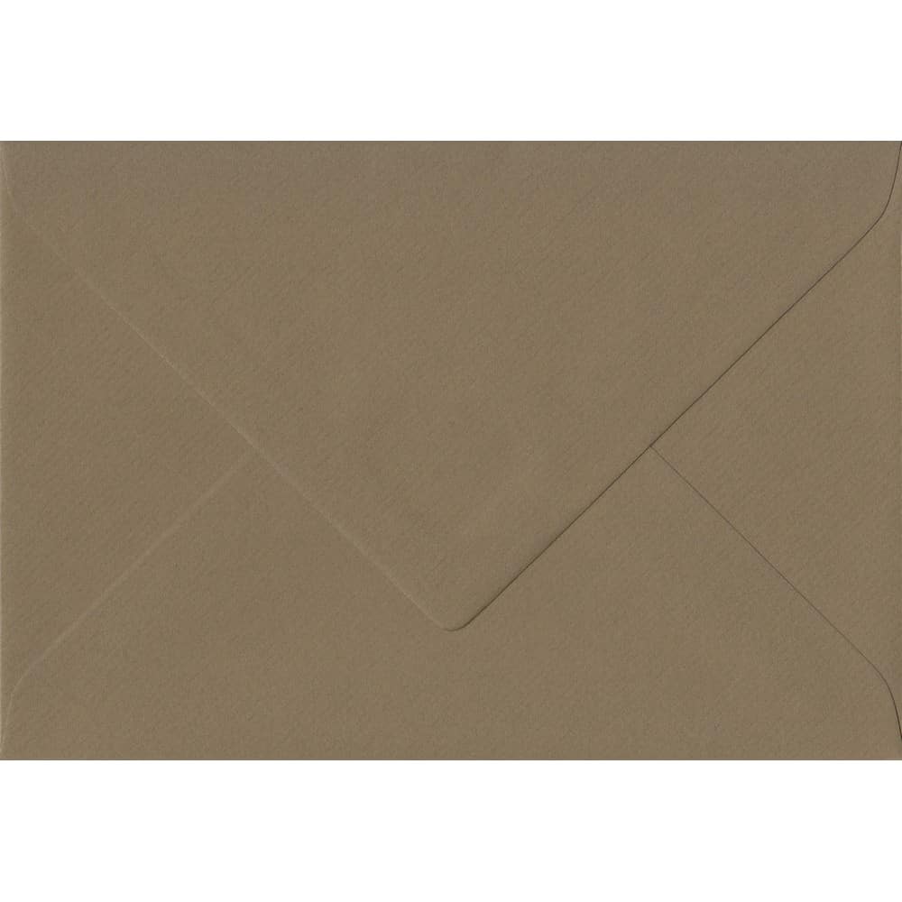 Olive Green 128mm x 175mm Envelopes. 100 Green 100gsm Invitation Card Envelopes. Gummed.