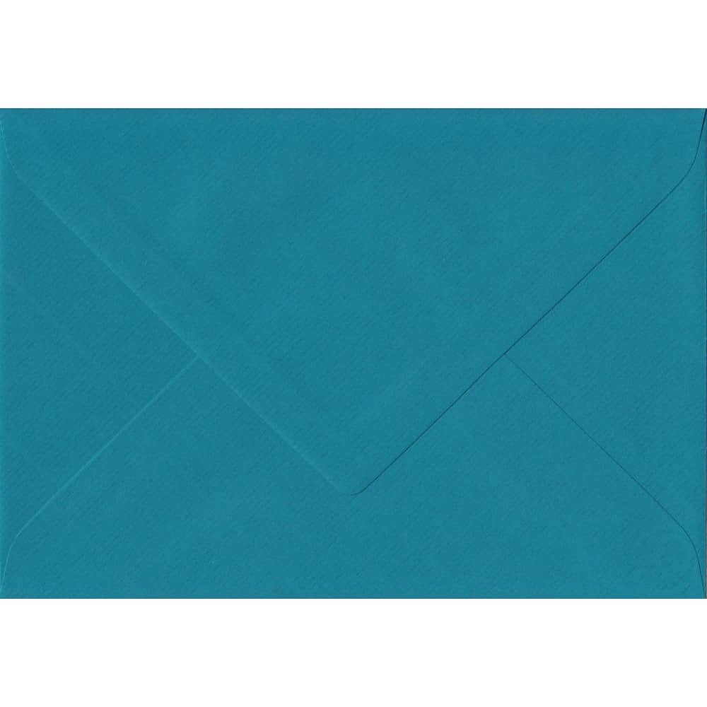 Petrol Blue 128mm x 175mm Envelopes. 100 Blue 100gsm Invitation Card Envelopes. Gummed.