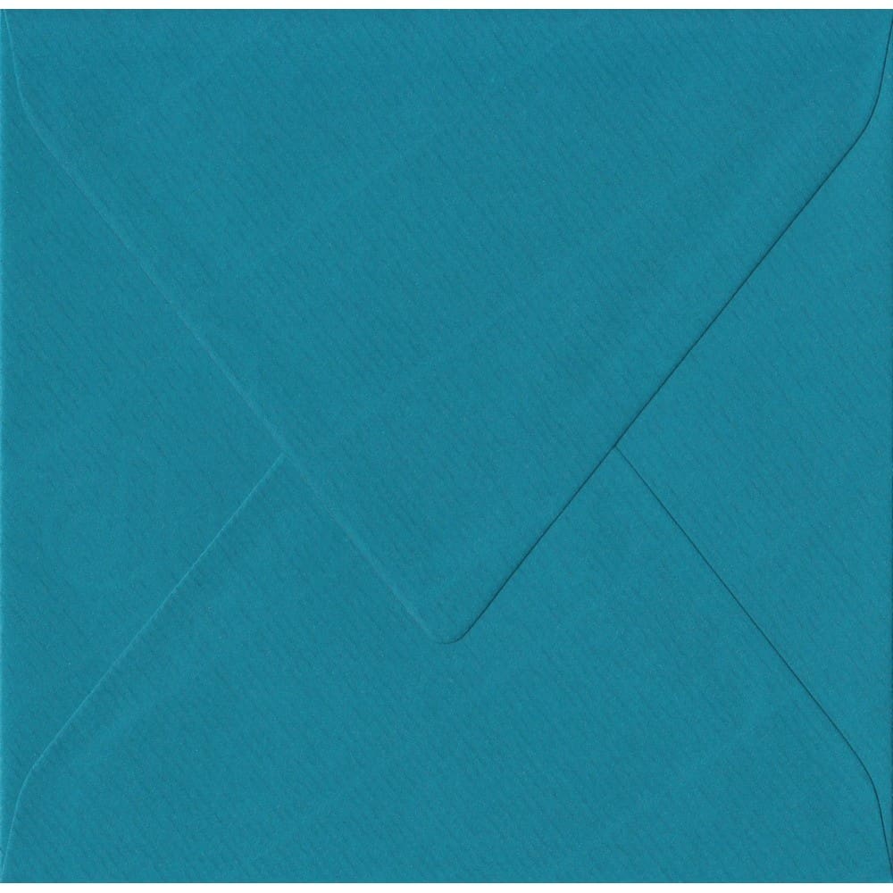 Petrol Blue 135mm x 135mm Envelopes. 100 Blue 100gsm Small Square Envelopes. Gummed.