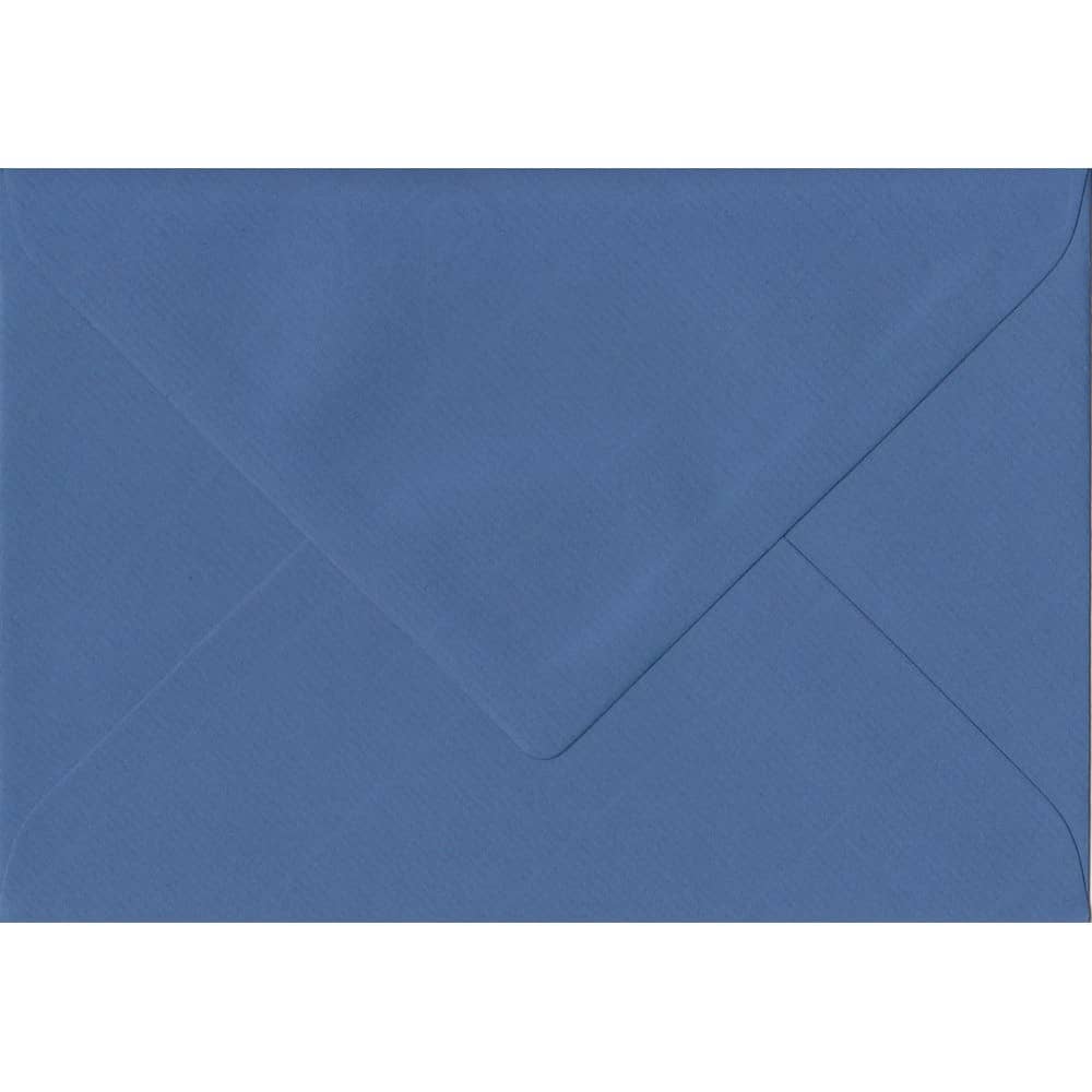 Royal Blue 128mm x 175mm Envelopes. 100 Blue 100gsm Invitation Card Envelopes. Gummed.