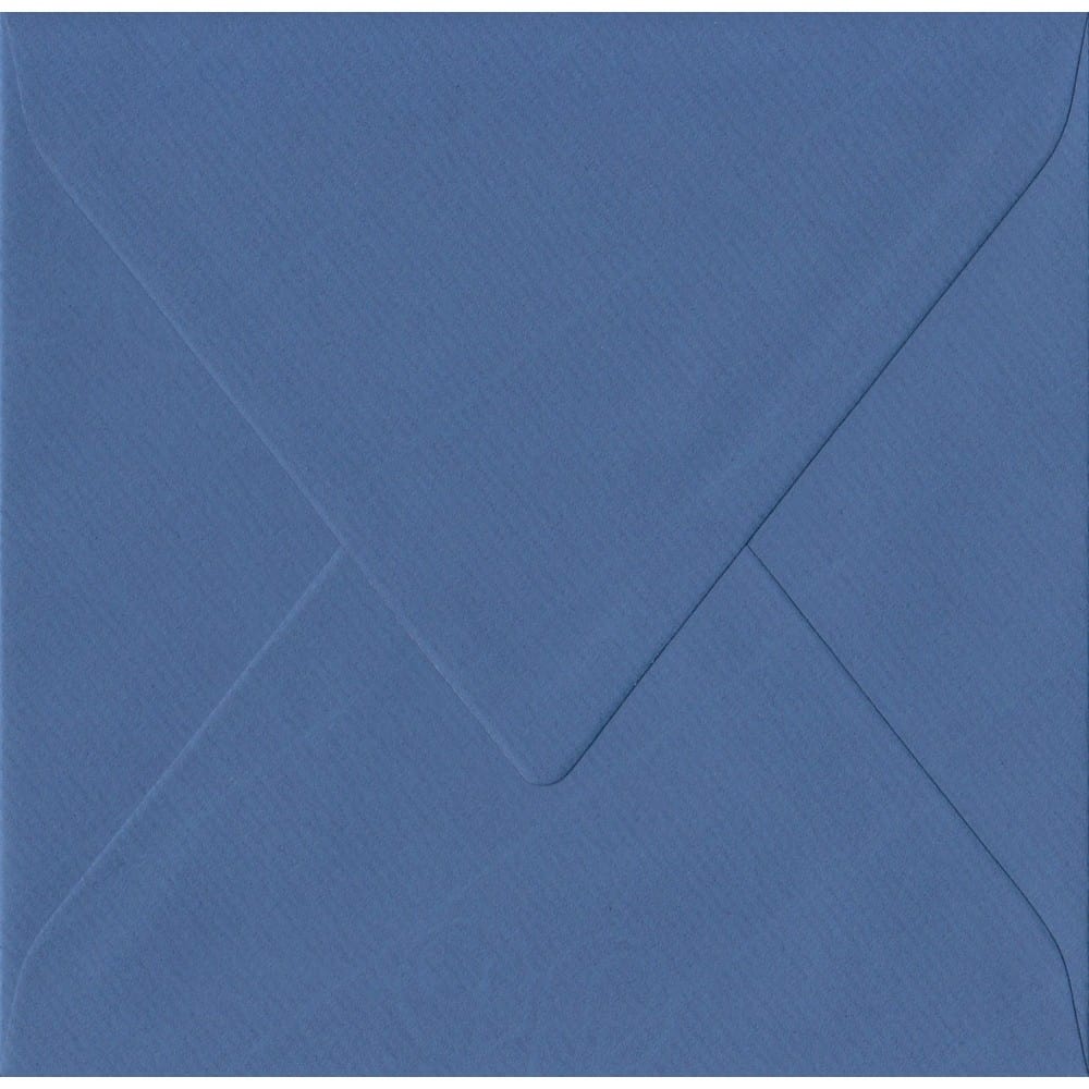 Royal Blue 135mm x 135mm Envelopes. 100 Blue 100gsm Small Square Envelopes. Gummed.