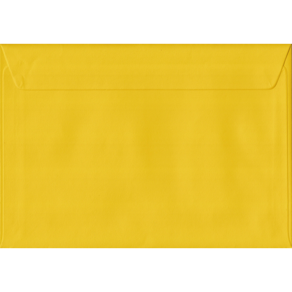 Sunflower Yellow 162mm x 229mm C5 Value Pack. 100 Yellow C5/A5 Envelopes.