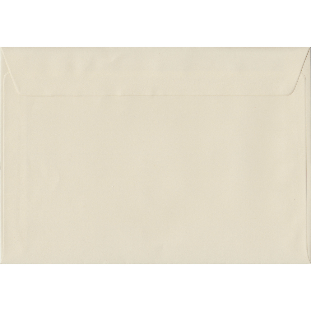 Vanilla Cream 162mm x 229mm C5 Value Pack. 100 Cream C5/A5 Envelopes.