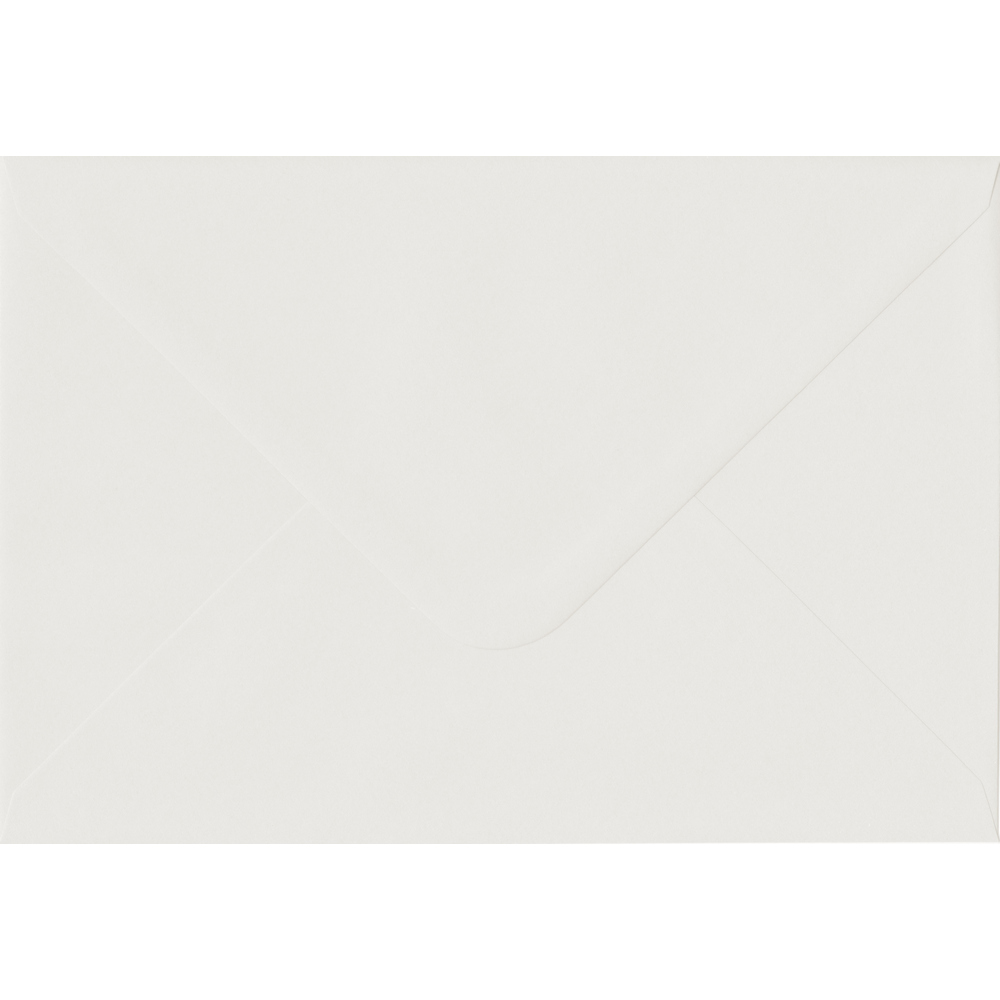 Gummed Callisto Diamond White Envelopes