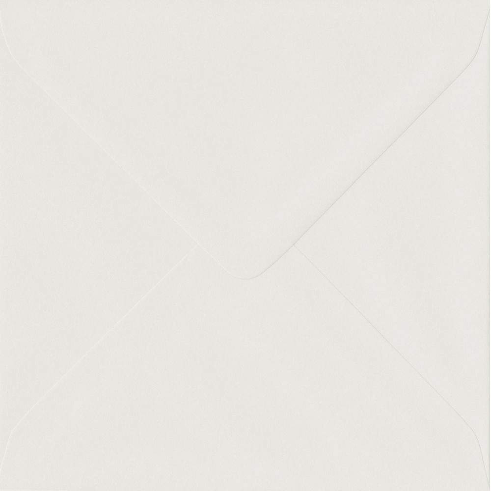 Square Callisto Diamond White Envelopes