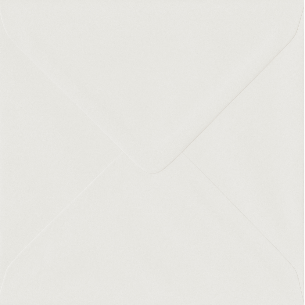 Square Callisto Diamond White Envelopes