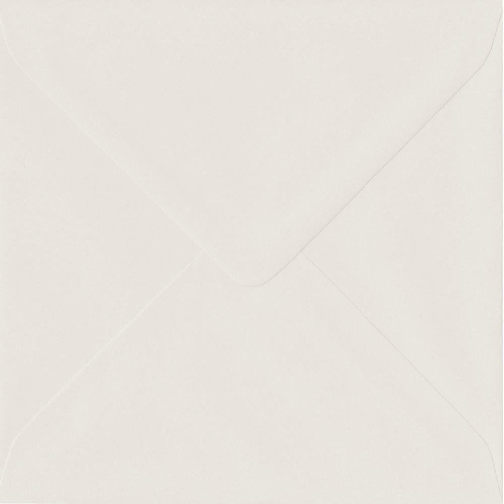 Square Callisto Pearl Off White Envelopes