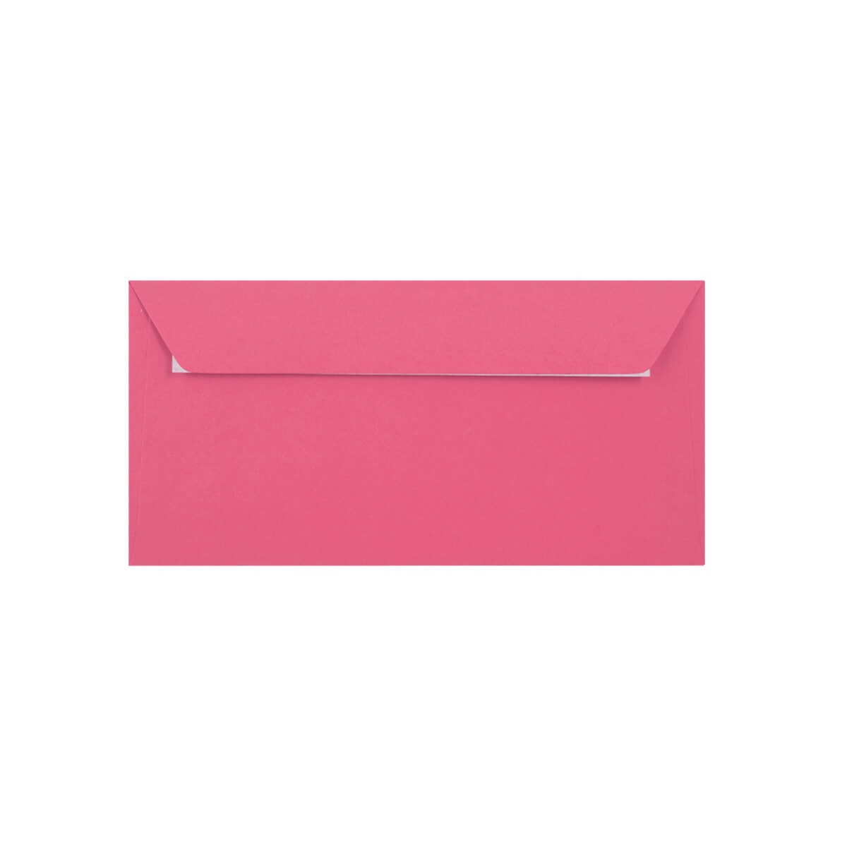 500 Bright Pink 110mm x 220mm DL Envelopes. Peel/Seal. 120gsm Wallet Flap. Trade Box.