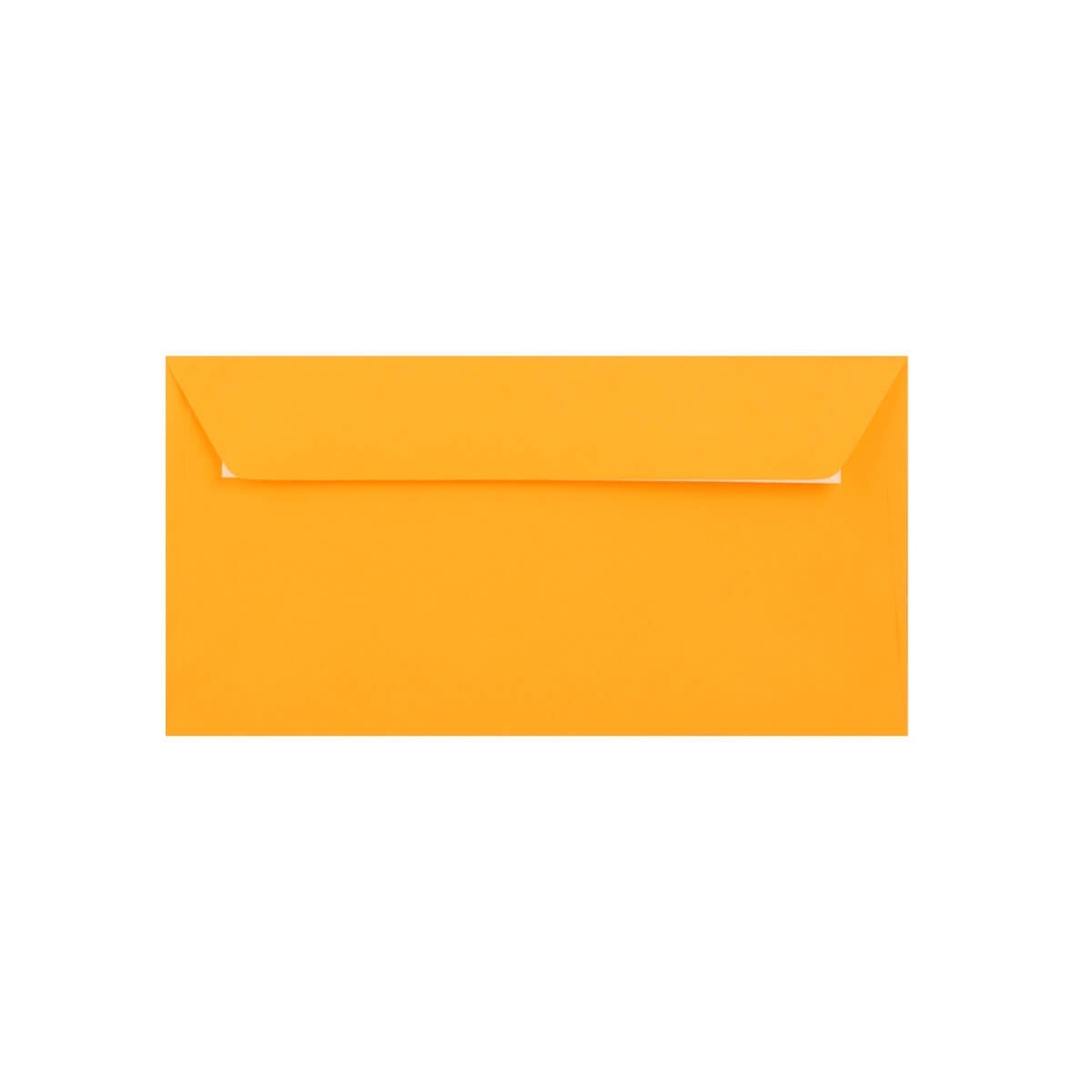 500 Dark Yellow 110mm x 220mm DL Envelopes. Peel/Seal. 120gsm Wallet Flap. Trade Box.