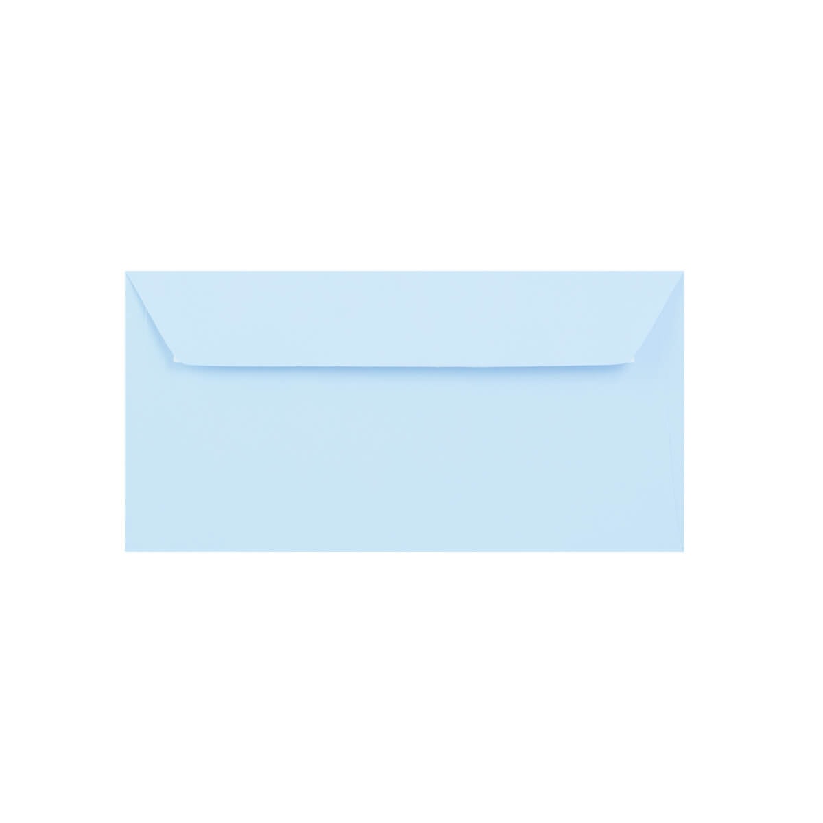 500 Pale Blue 110mm x 220mm DL Envelopes. Peel/Seal. 120gsm Wallet Flap. Trade Box.