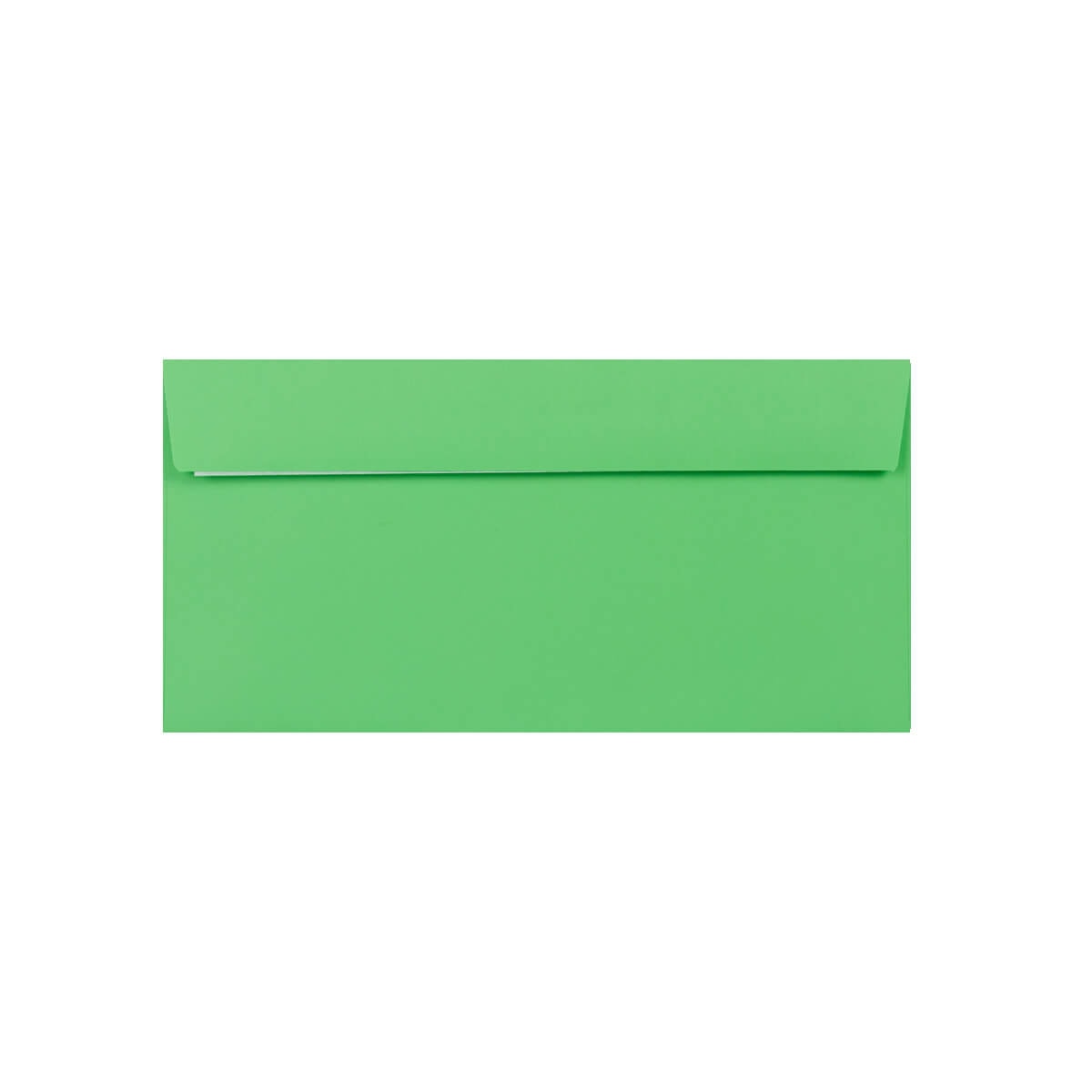 500 Pale Green 110mm x 220mm DL Envelopes. Peel/Seal. 120gsm Wallet Flap. Trade Box.