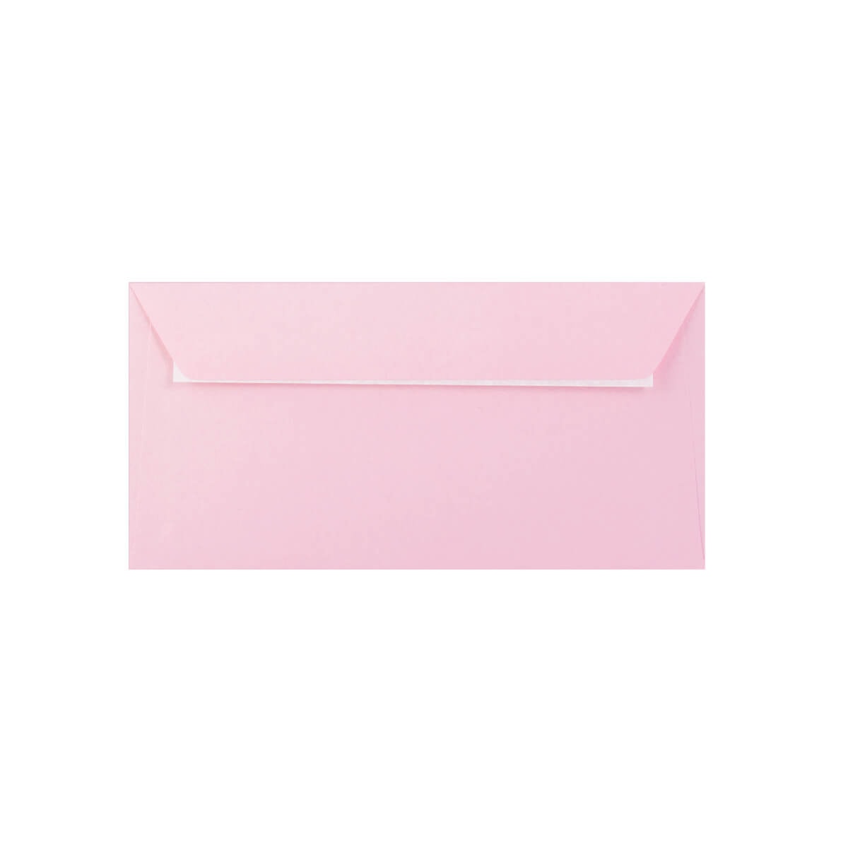500 Pale Pink 110mm x 220mm DL Envelopes. Peel/Seal. 120gsm Wallet Flap. Trade Box.