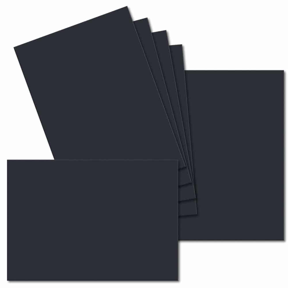Dark Blue. 297mm x 210mm. A4 Standard. 235gsm Card Sheet.