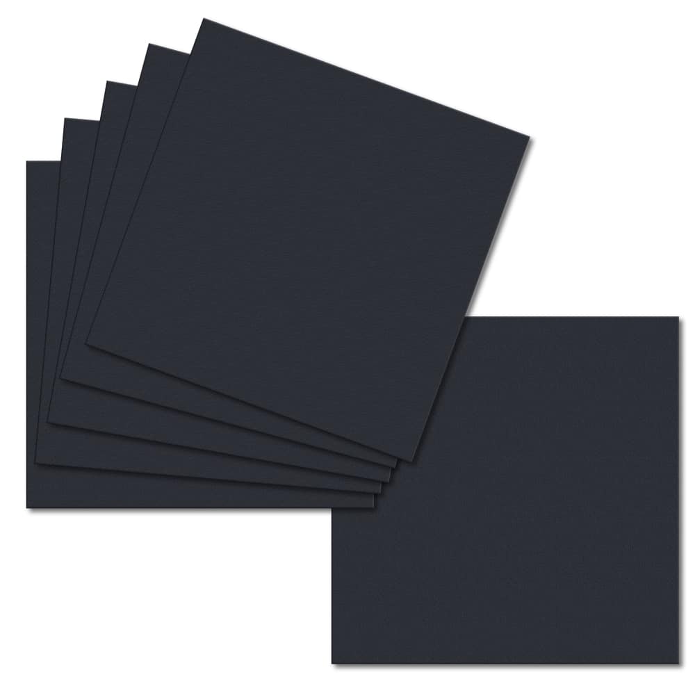 Dark Blue. 148mm x 148mm. Large Square. 235gsm Card Sheet.