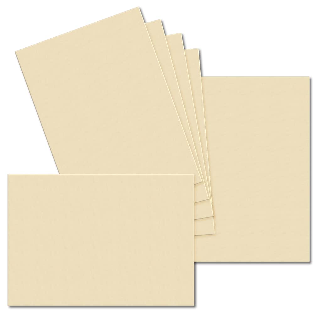 Pale Cream. 297mm x 210mm. A4 Standard. 240gsm Card Sheet.