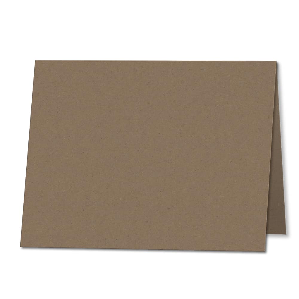 Fleck Manilla. 178mm x 256mm. 5x7 (Long Edge). 280gsm Folded Card Blank.