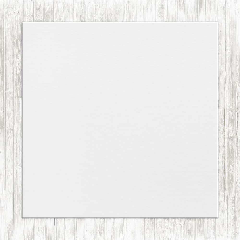 Impact White. 123mm x 246mm. Small Square. 250gsm Folded Card Blank. -  Rainbow Envelopes