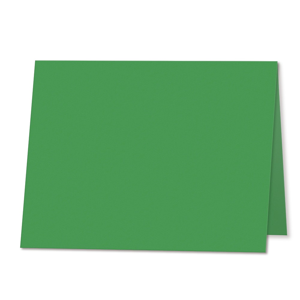 Deep Green. 178mm x 256mm. 5x7 (Long Edge). 235gsm Folded Card Blank.