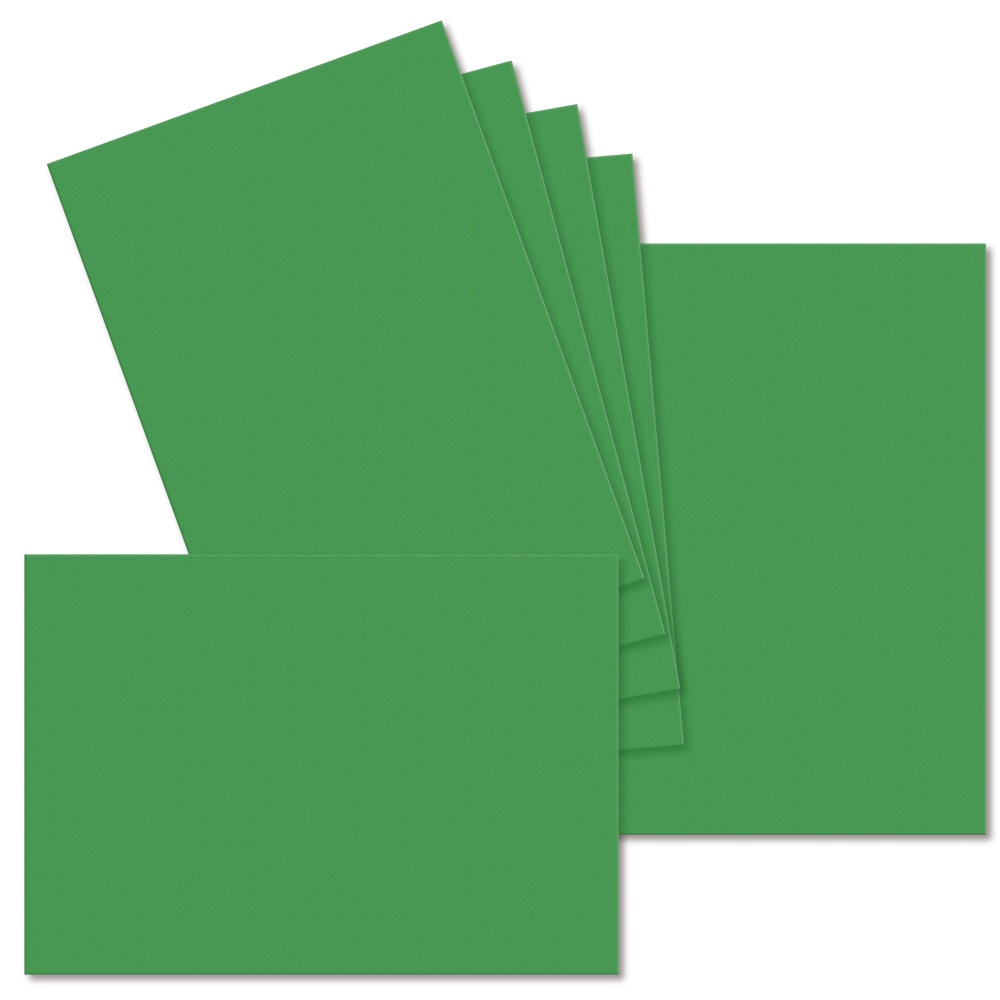Deep Green. 297mm x 210mm. A4 Standard. 235gsm Card Sheet.