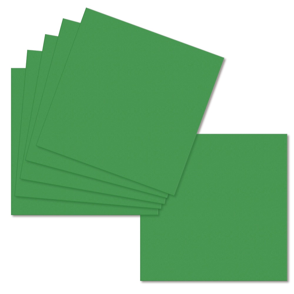 Deep Green. 148mm x 148mm. Large Square. 235gsm Card Sheet.