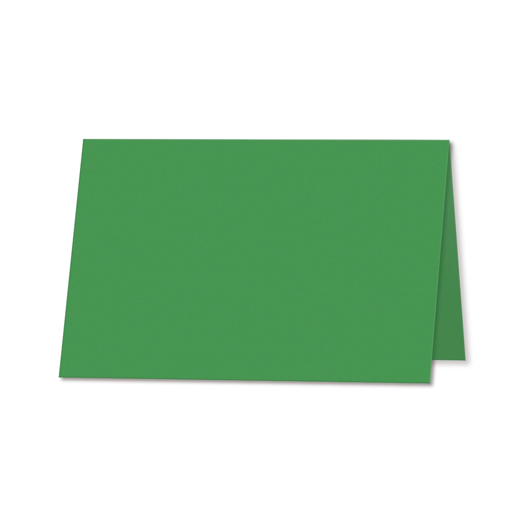 Deep Green. 100mm x 120mm. Place Card. 235gsm Folded Card Blank.