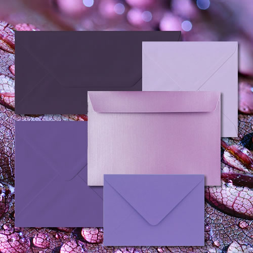 All Purple & Lilac Envelopes