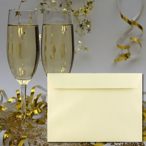 Champagne Pearl Envelopes