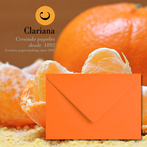 Enveloppe Clariana orange 140x140 mm, GC140140OR