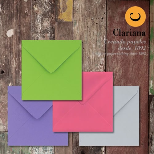 Clariana Square 130x130 V-Flap Gummed