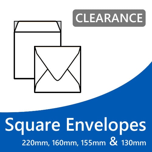 End Of Line Square Envelopes