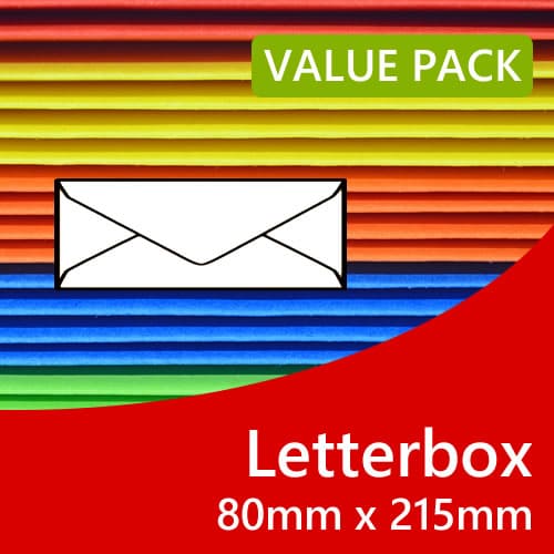 Letterbox Shape Envelope Packs