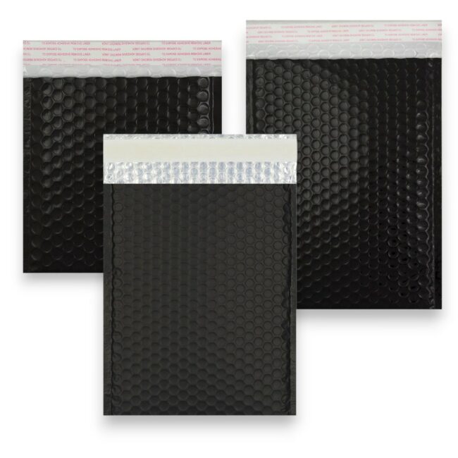 Black Bubble Envelopes