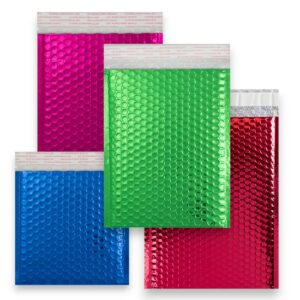 Gloss Metallic Bubble Envelopes