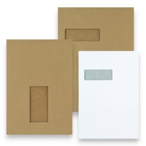 Windowed Gusset Envelopes