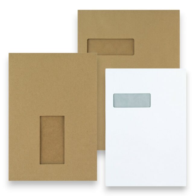 Windowed Gusset Envelopes