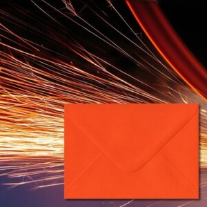 Electric Orange Envelopes