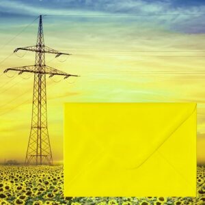 Electric Yellow Envelopes