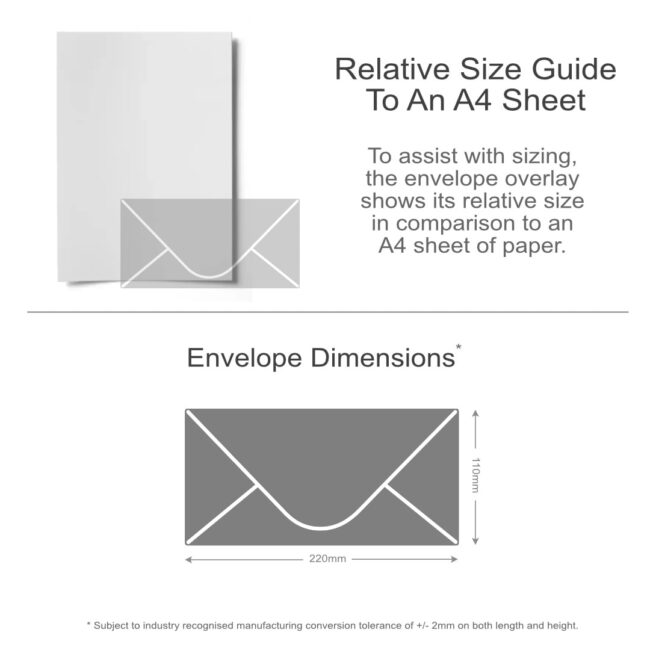 100 Shitake Brown 110mm x 220mm DL Envelopes. Gummed. 120gsm V-Flap. Value Pack. - Image 3
