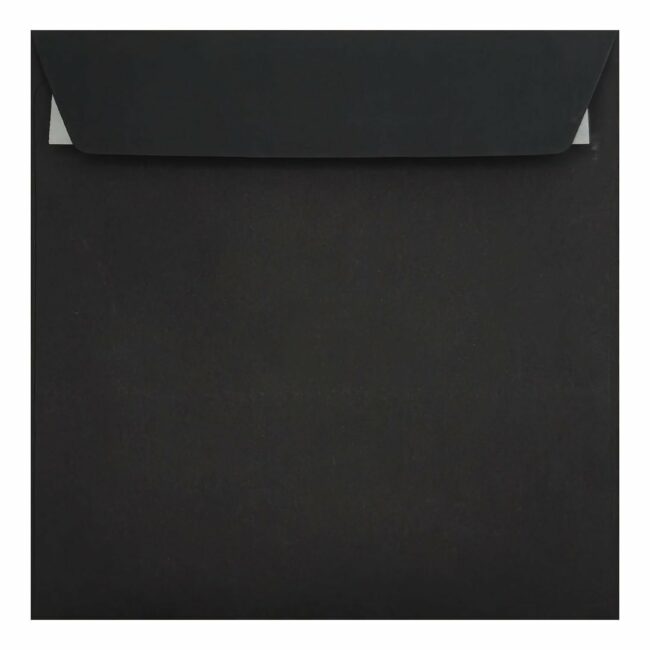 Clariana Black Envelope 155mm Square Wallet Closed