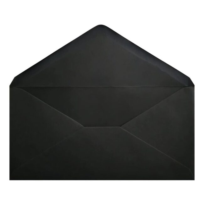 Clariana Black Envelope Dl Open