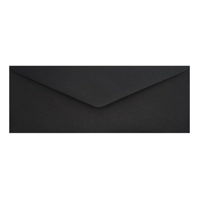 Clariana Black Envelope Letterbox Closed