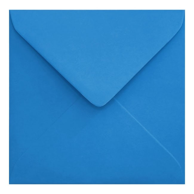 Clariana Bright Blue Envelope 130mm Square Closed